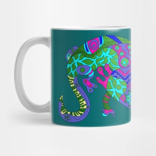 axolotl in magical swamp ecopop Mug